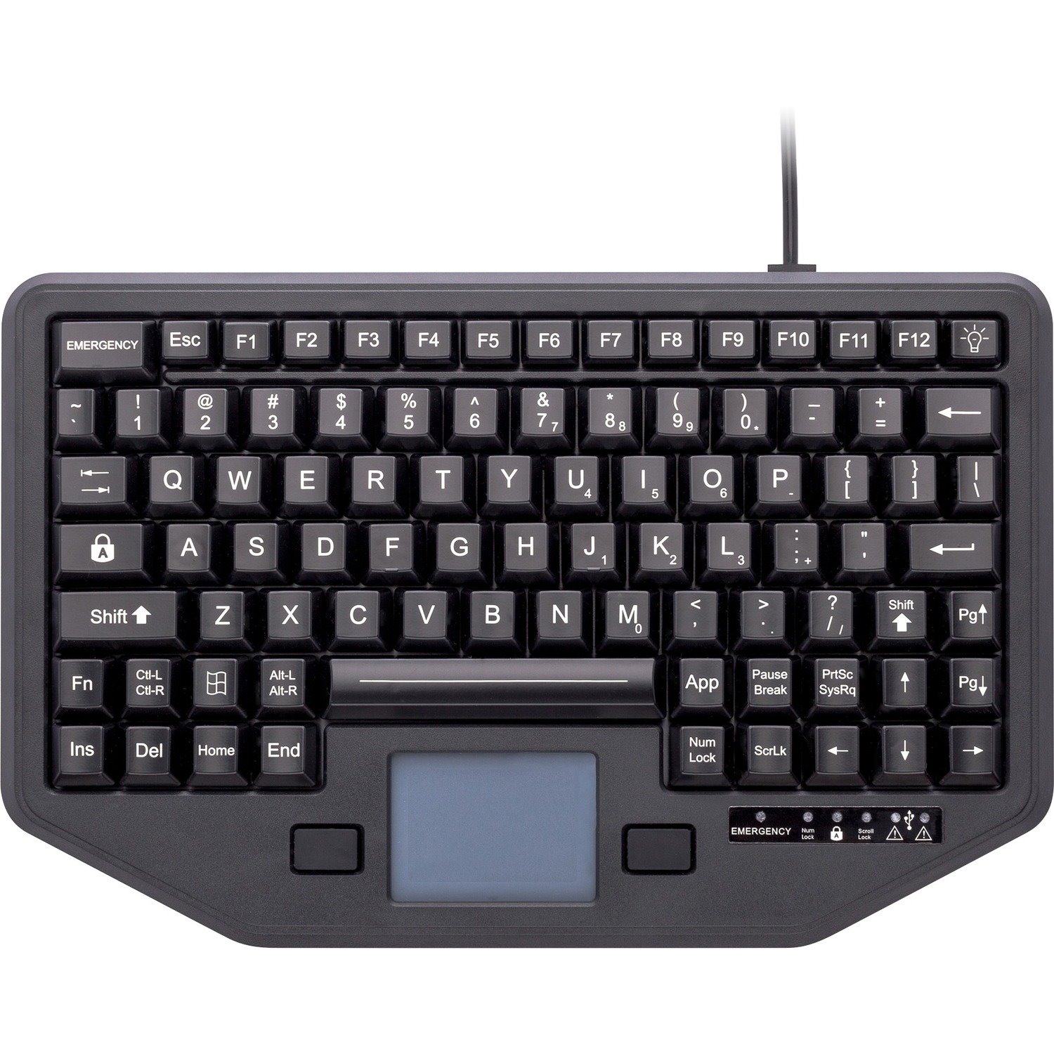 iKey IK-TR-911 Full Travel Keyboard with Attachment Versatility