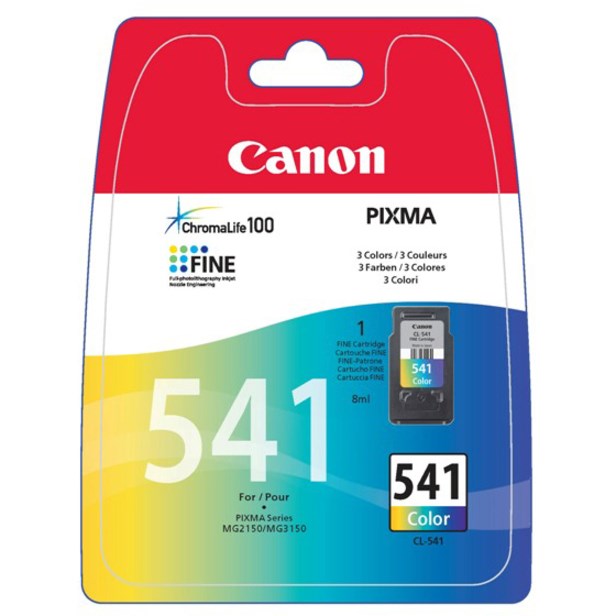Canon CL-541 Original Inkjet Ink Cartridge - Cyan, Magenta, Yellow - 1 Pack
