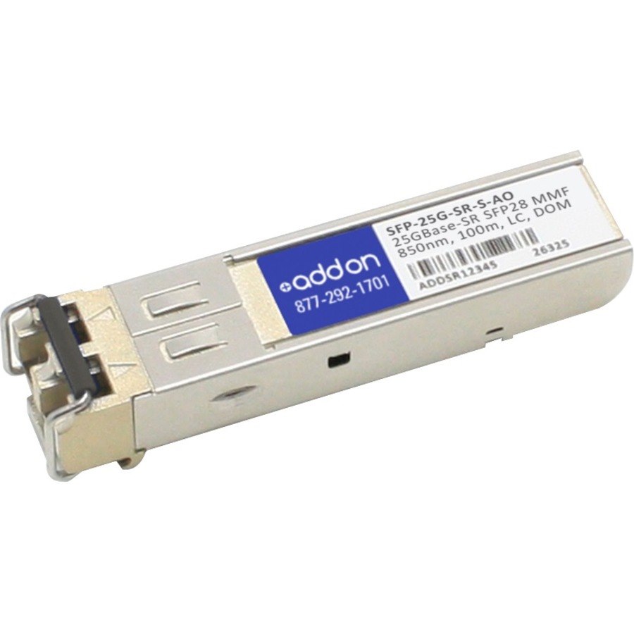 AddOn Cisco&reg; SFP-25G-SR-S Compatible TAA 25GBase-SR SFP28 Transceiver (MMF, 850nm, 100m, LC, DOM)