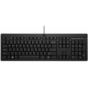 HP 125 Keyboard - Cable Connectivity - USB Type A Interface