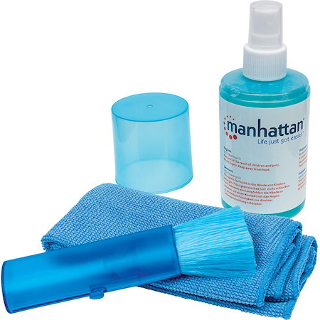 Manhattan LCD Cleaning Kit (6.75 ounces) with Microfiber Cloth and Retractable Brush