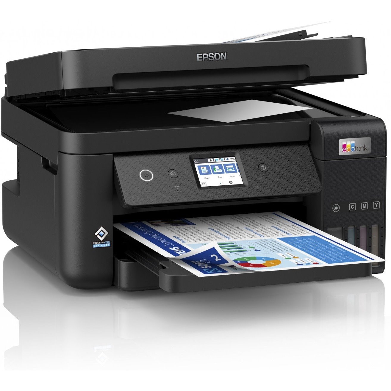 Epson ET-4850 Wireless EcoTank Inkjet Multifunction Printer - Colour - Black