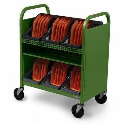 Bretford CUBE Transport Cart with Caddies - TVCT30CAD