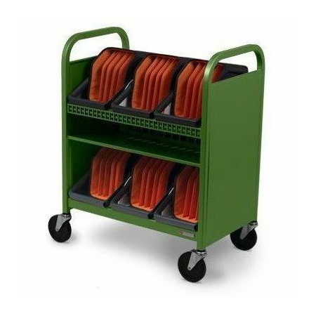 Bretford CUBE Transport Cart with Caddies - TVCT30CAD