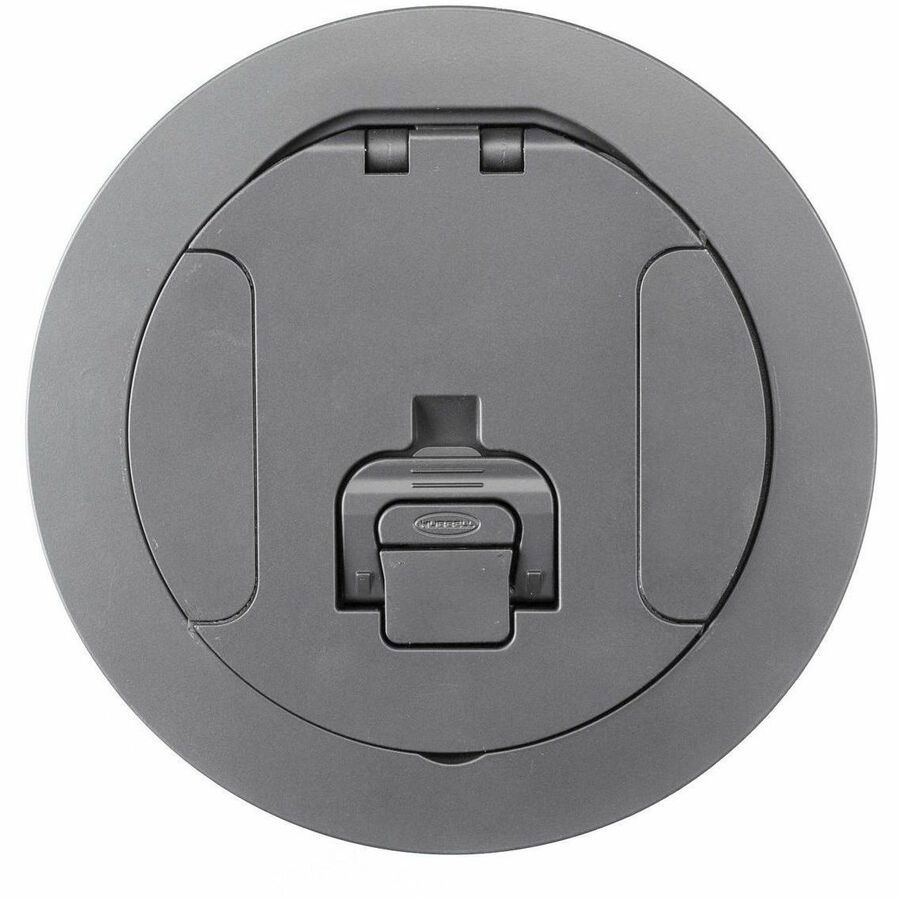 Hubbell Premise Wiring Recessed 6" Series, Cover Assembly, Gray Powder Coat