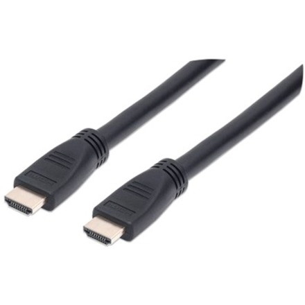 HDMI Cable with Ethernet (CL3 rated, suitable for In-Wall use), 4K@60Hz (Premium High Speed), 10m, Male to Male, Black, Ultra HD 4k x 2k, In-Wall rated, Fully Shielded, Gold Plated Contacts, Lifetime Warranty, Polybag