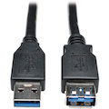 Eaton Tripp Lite Series USB 3.0 SuperSpeed Extension Cable - USB M/F, Black, 3 ft. (0.91 m)