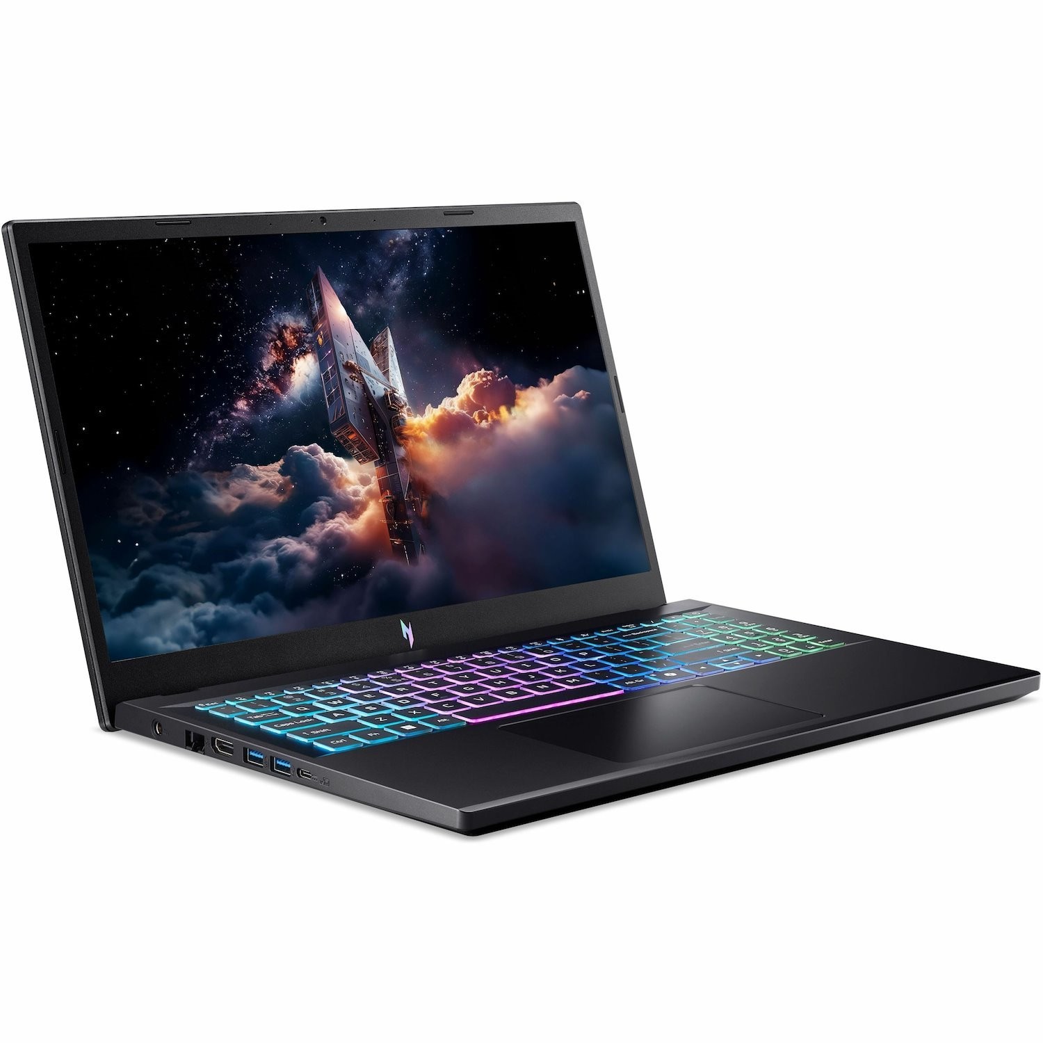 Acer Nitro V 15 ANV15-A31 ANV15-A31-R02E 39.6 cm (15.6") Clamshell Gaming Notebook - Full HD - 165 Hz - AMD Ryzen 7 Ryzen 100 Series 170 - 16 GB - 512 GB PCI Express NVMe 4.0 SSD - English (US) Keyboard - Black
