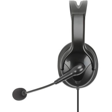 Manhattan Headset Mono Usb-A Over-Ear- Retail Box Reversible Microphone