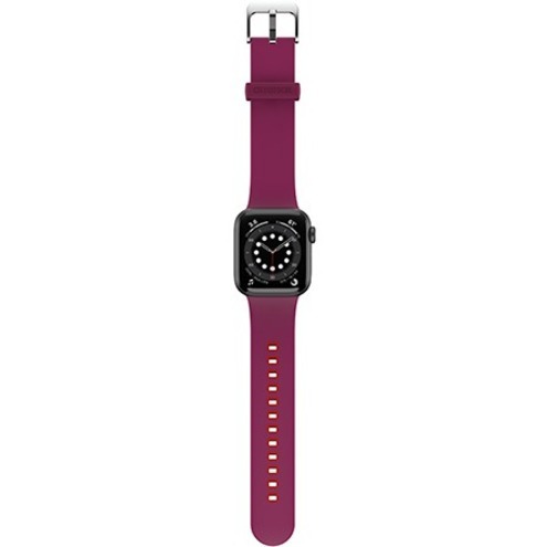 OtterBox - Bandje Voor Smart Watch - Hartslagcheck (Donkerroze/Rood) - Voor Apple Watch HermŠs Series 9, Se 3, Series 10, Series 11, Series 8, Series 9
