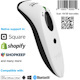 Socket Mobile SocketScan S740 Handheld Barcode Scanner - Wireless Connectivity - White