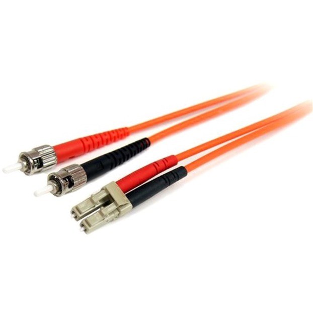 StarTech.com 1m Fiber Optic Cable - Multimode Duplex 62.5/125 LSZH Fiber Jumper Cord - LC/ST