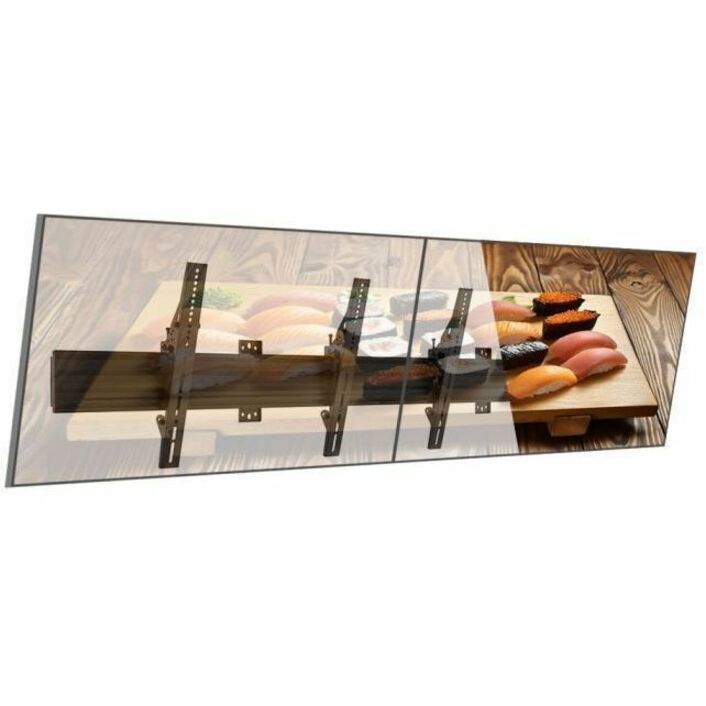 Atdec 2X1 Wall Menu Board, 1.75M Rail, 50KG Max Load Per Display, 10 YR WTY