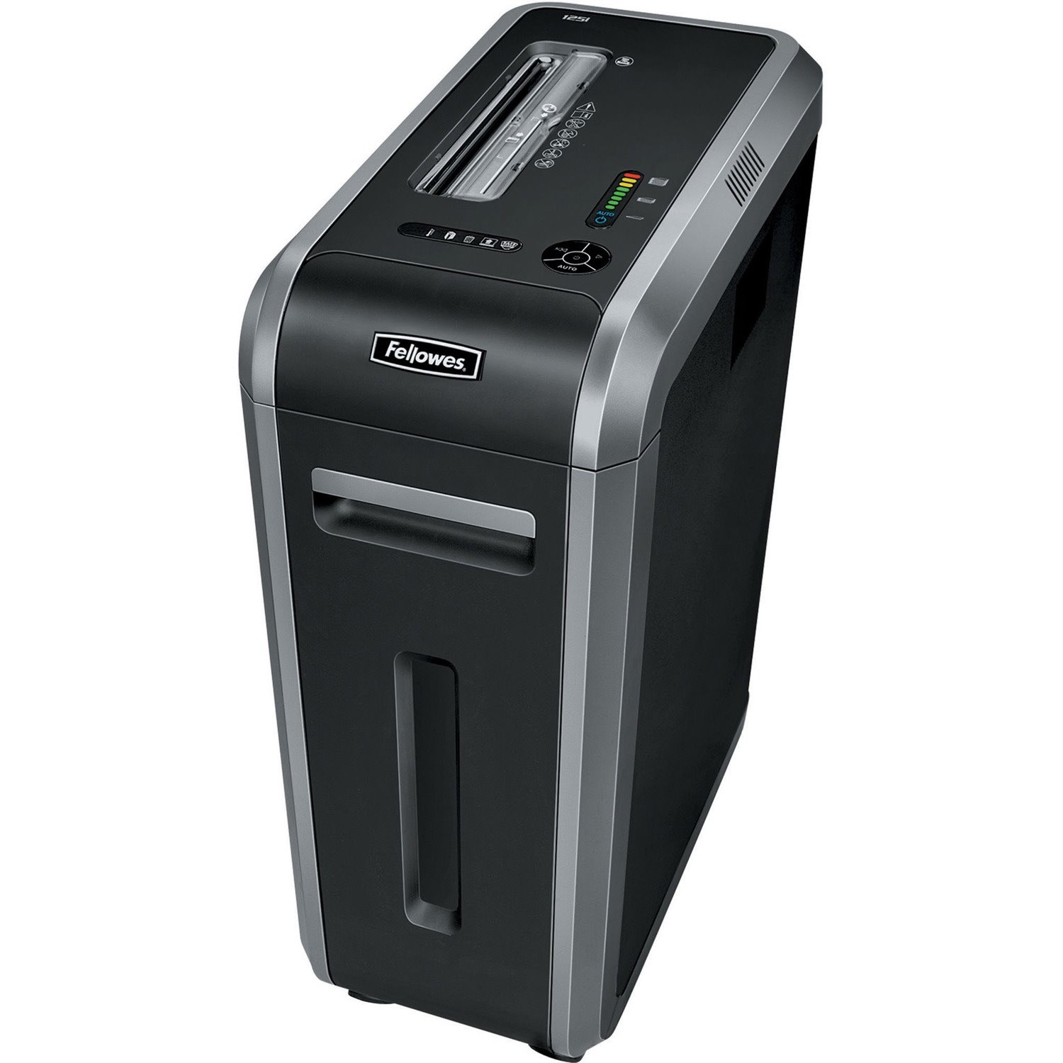 Fellowes Powershred&reg; 125i 100% Jam Proof Strip-Cut Shredder