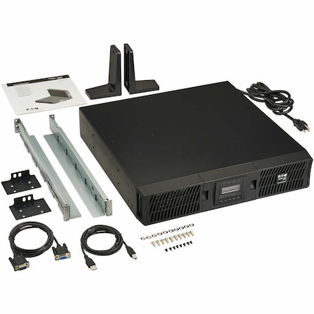 Eaton Tripp Lite Series SmartOnline 750VA 675W 120V Double-Conversion Sine Wave UPS - 8 Outlets, Extended Run, Network Card Option, LCD, USB, DB9, 2U Rack/Tower