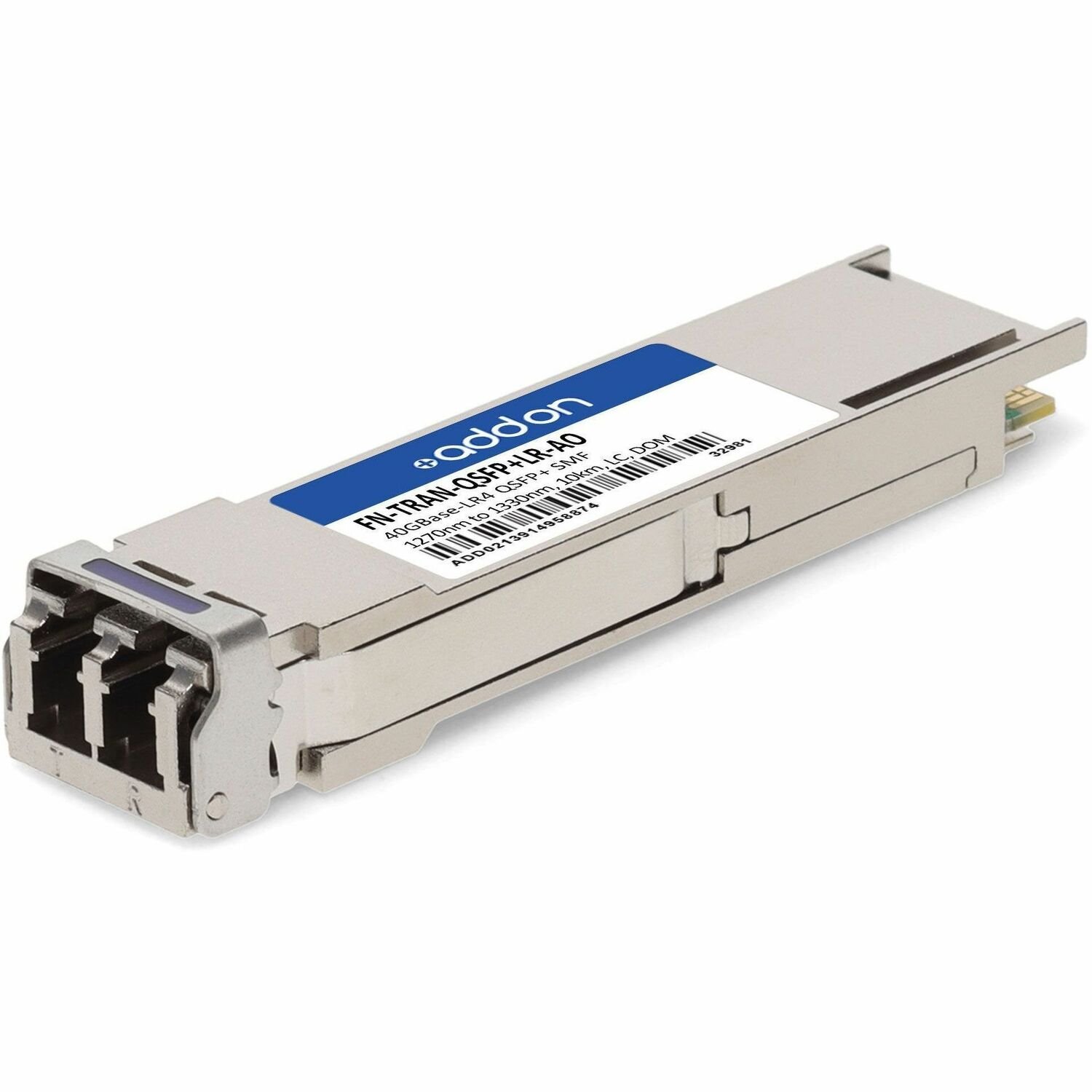 AddOn QSFP+ - 1 x LC 40GBase-LR4 Network - 1 - TAA Compliant
