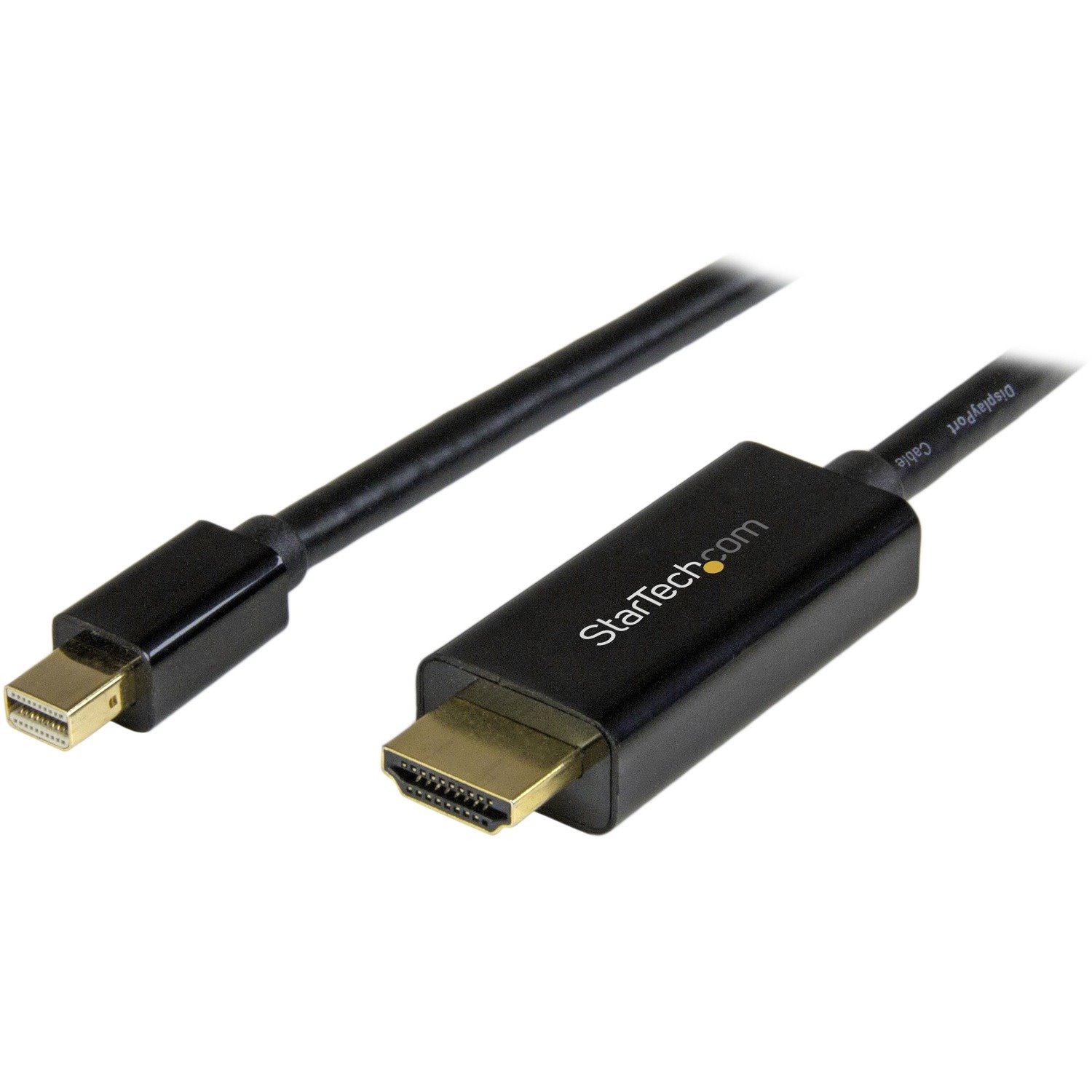 StarTech.com 10ft (3m) Mini DisplayPort to HDMI Cable, 4K 30Hz Video, Mini DP to HDMI Adapter/Converter Cable, mDP to HDMI Monitor/Display