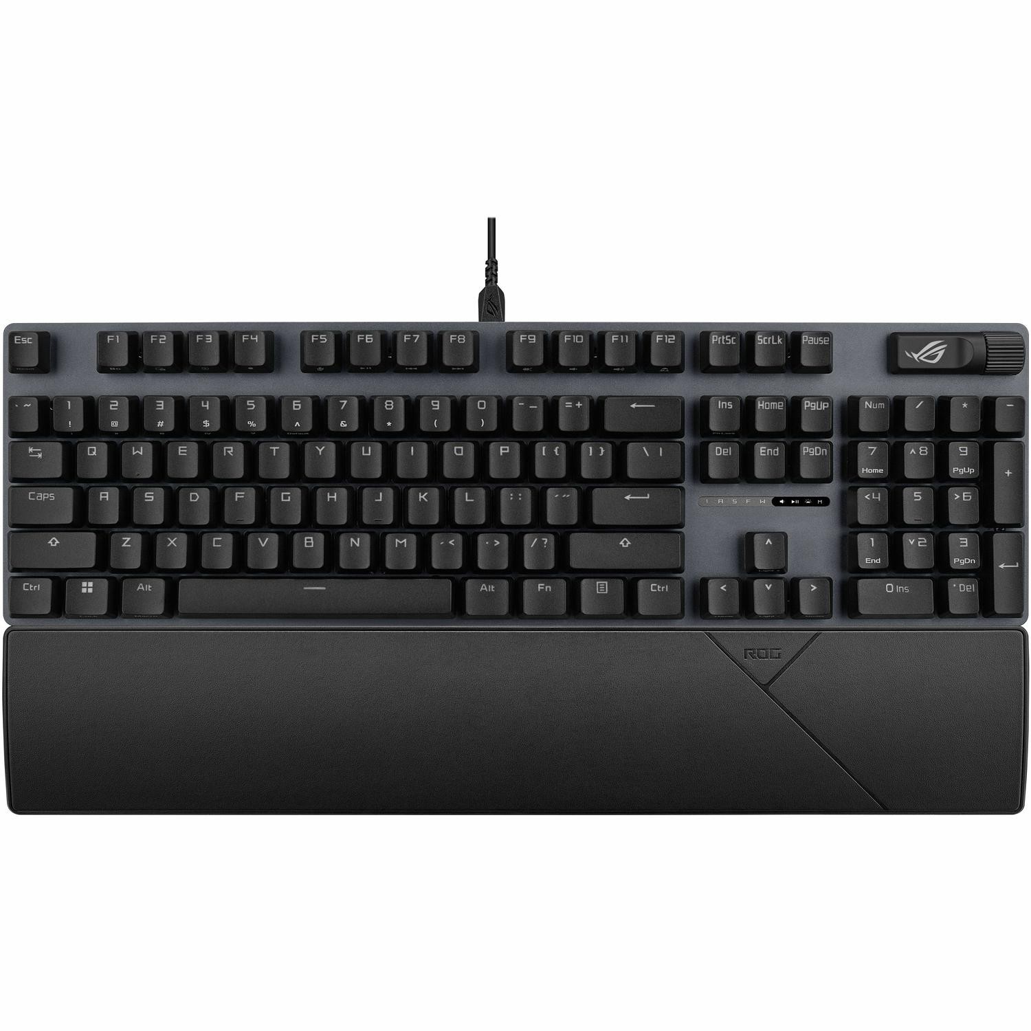 Asus ROG Strix Scope II X Gaming Keyboard - Cable Connectivity - USB 2.0 Type A Interface - RGB LED