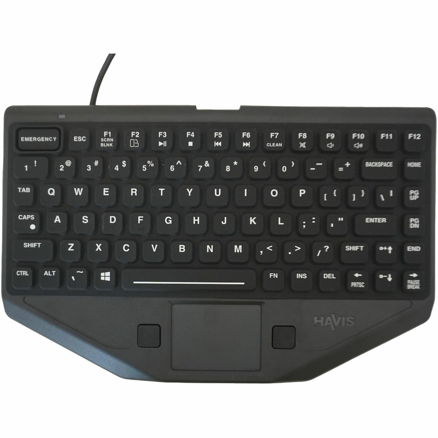 Havis Rugged Keyboard with Emergency Key