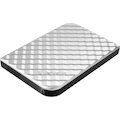 Verbatim Store 'n' Go 1 TB Hard Drive - External - Diamond Silver