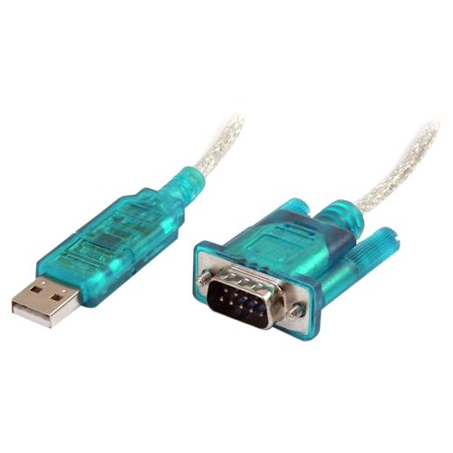 StarTech.com USB to Serial Adapter - Prolific PL-2303 - 3 ft / 1m - DB9 (9-pin) - USB to RS232 Adapter Cable - USB Serial