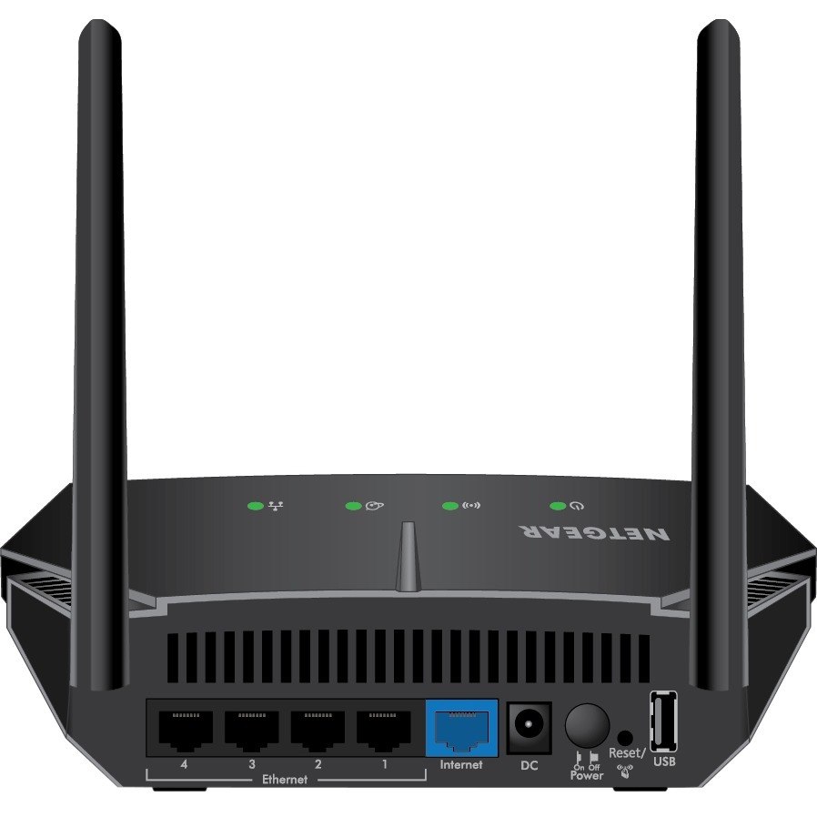 Netgear R6120 Wi-Fi 5 IEEE 802.11ac Ethernet Wireless Router