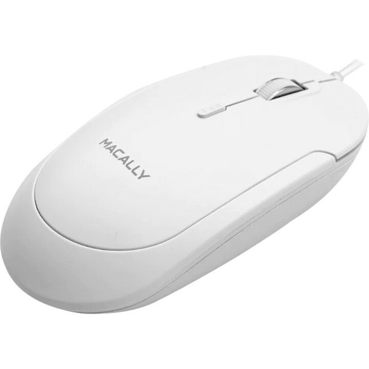 Macally USB-C Optical Quiet Click Mouse for Mac/PC White (UCDYNAMOUSEW)