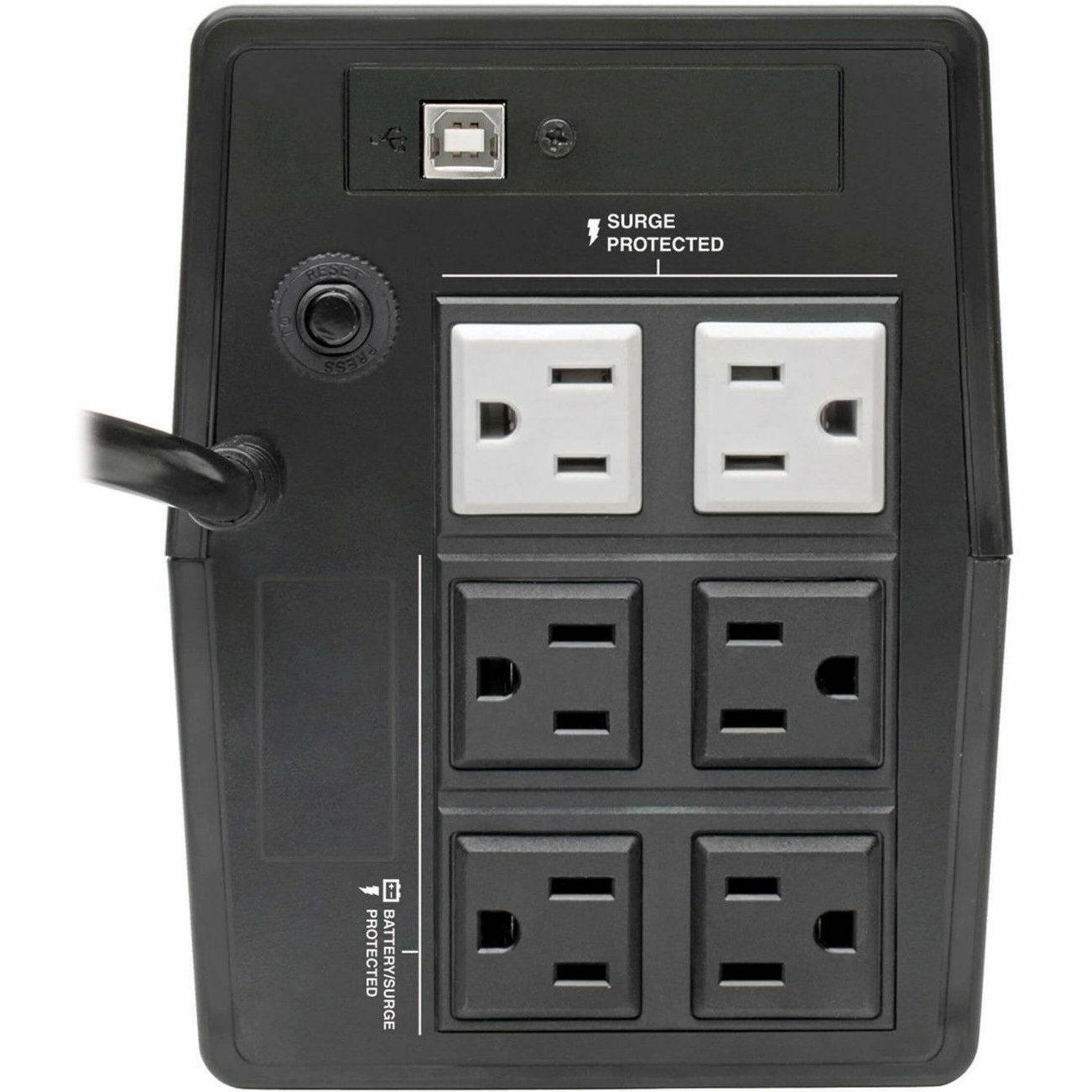 Eaton Tripp Lite Series 600VA 360W Line-Interactive UPS - 6 NEMA 5-15R Outlets, AVR, 120V, 50/60 Hz, USB, Desktop