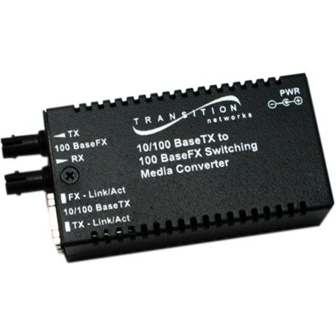 Transition Networks Mini M/E-PSW-FX-02(SC) Media Converter