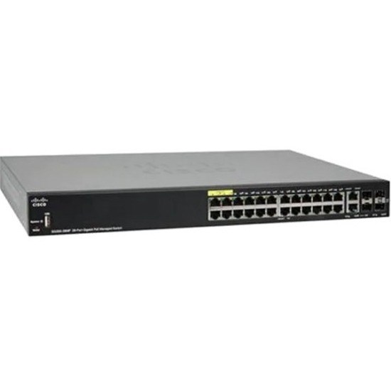 Cisco SG350-28MP 28-Port Gigabit PoE Managed Switch