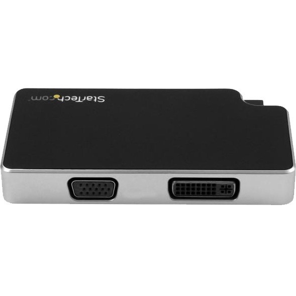 StarTech.com USB C Multiport Adapter - UHD 4K - USB C to VGA / DVI / HDMI - USB C Adapter