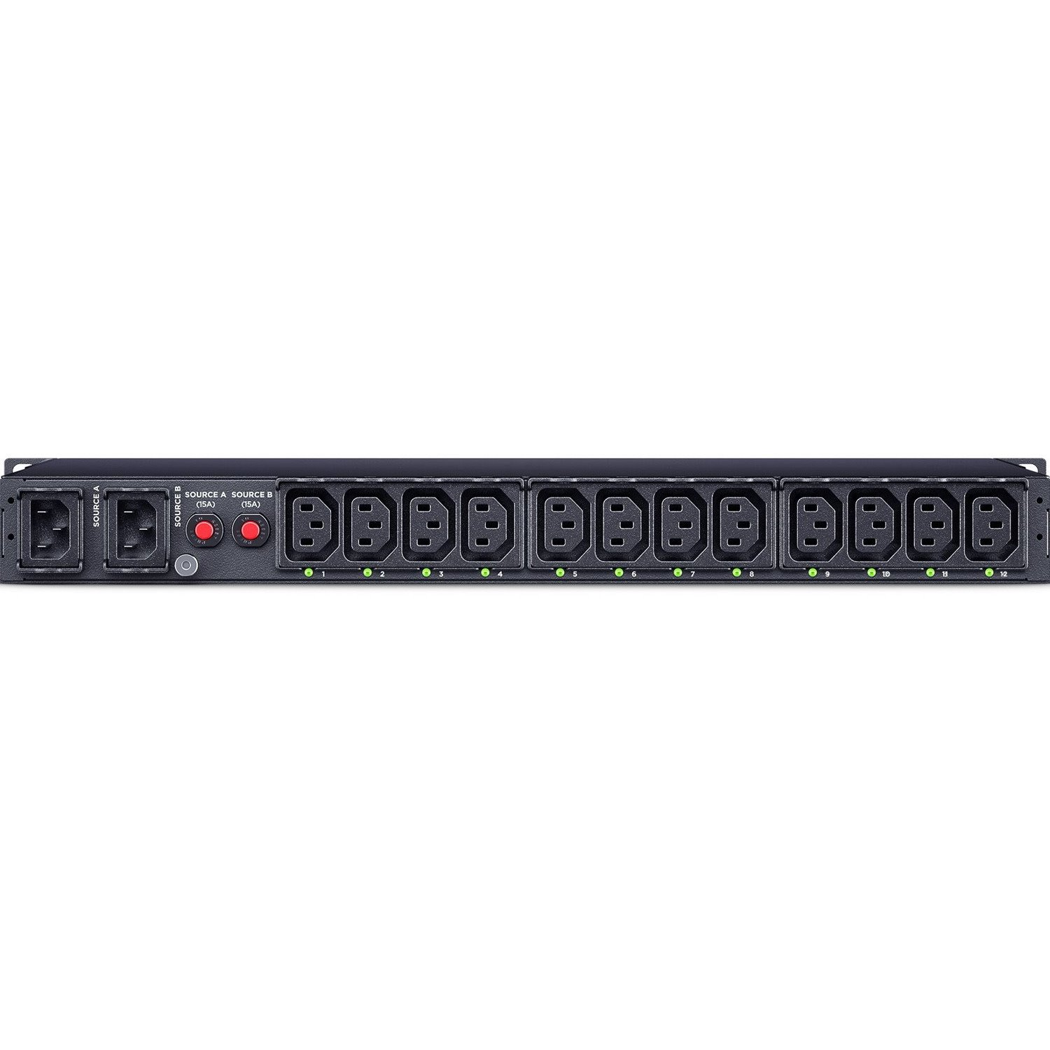 CyberPower PDU44004 Single Phase 240 - 200 VAC 15A Switched ATS PDU