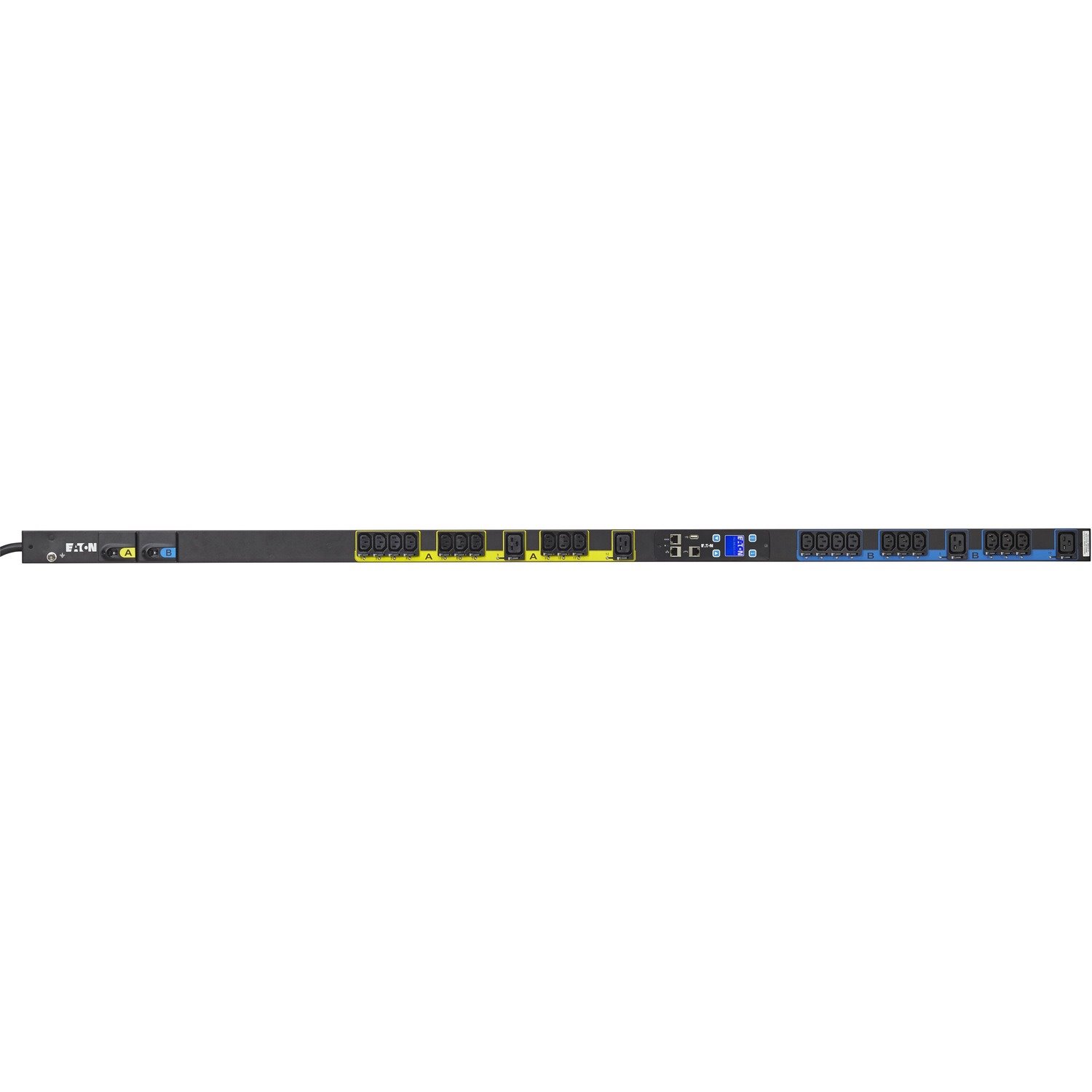 Eaton Managed rack PDU, 0U, L6-30P input, 5.76 kW max, 200-240V, 24A, 10 ft cord, Single-phase