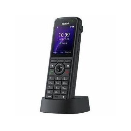 Yealink AX86R IP Phone - Cordless - Cordless - Wi-Fi, Bluetooth - 5 Multiple Conferencing - Wall Mountable, Stand Mountable - Black