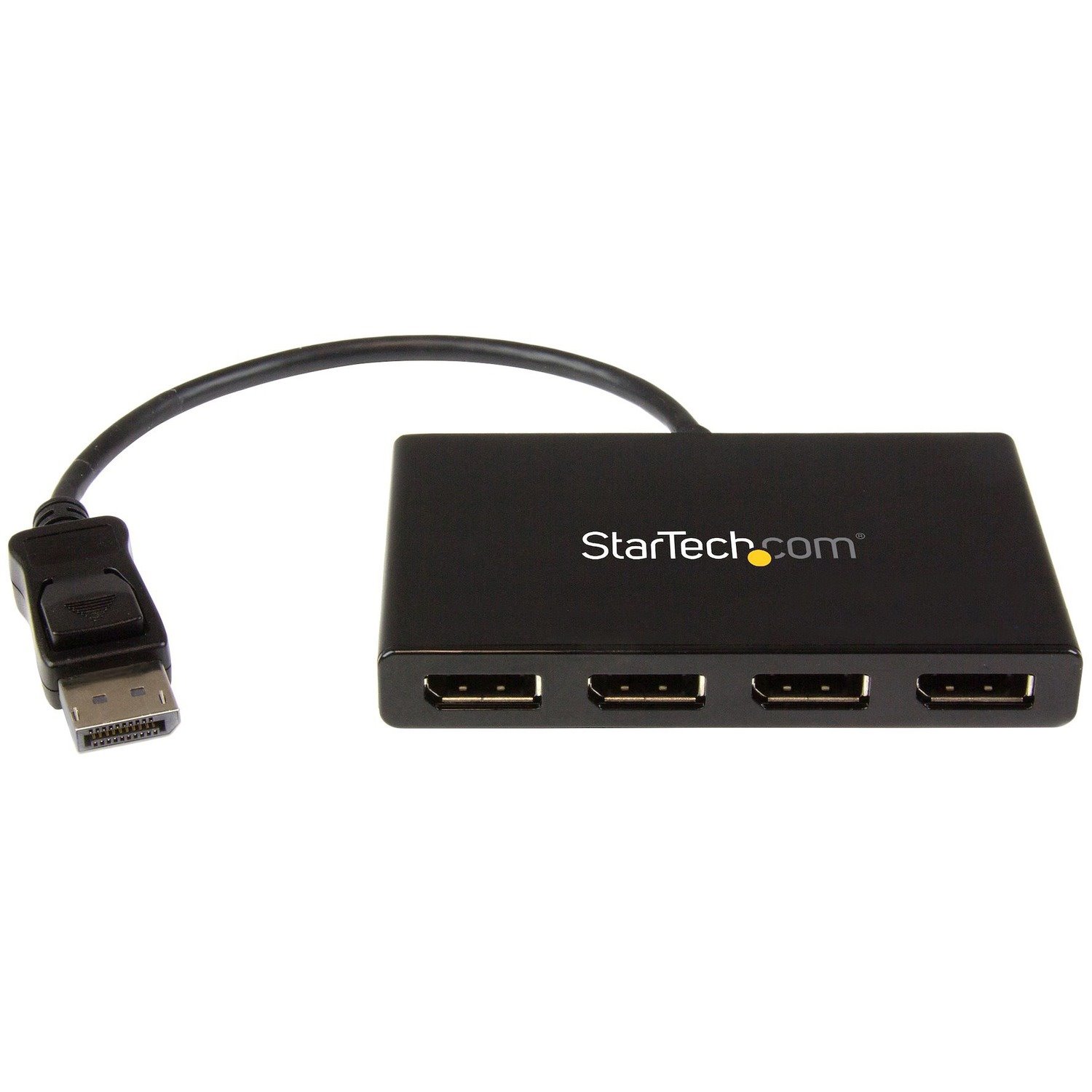 StarTech.com 4-Port DisplayPort 1.2 Splitter, DisplayPort to 4x DP Multi-Monitor Adapter, Quad 1080p 60Hz Computer MST Hub, Windows Only~4-Port Multi Monitor Adapter, DisplayPort 1.2 MST Hub, 4x 1080p, DP Video Splitter for Extended Desktop Mode, Windows Only