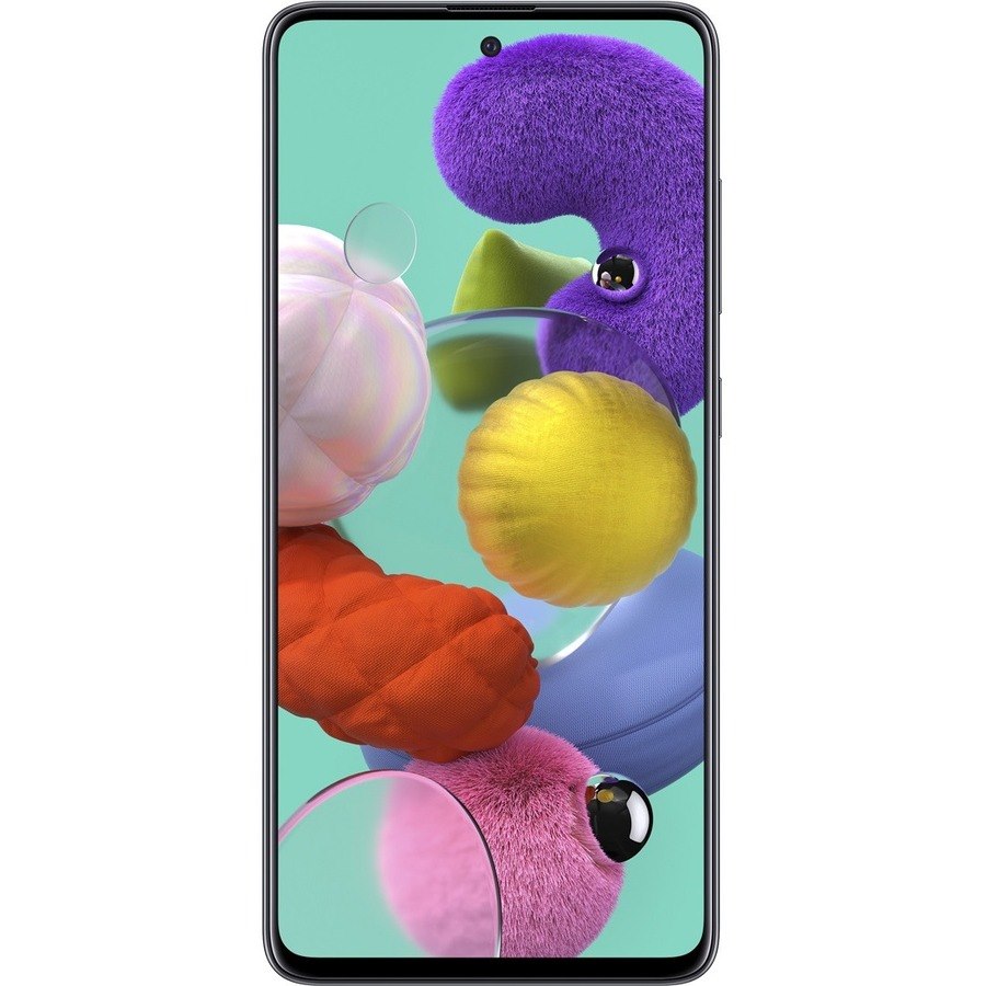 Samsung Galaxy A51 128 GB Smartphone - 6.5" Super AMOLED Full HD Plus 1080 x 2400 - Cortex A73Quad-core (4 Core) 2.30 GHz + Cortex A53 Quad-core (4 Core) 1.70 GHz - 4 GB RAM - Android 10 - 4G - Prism Crush Black