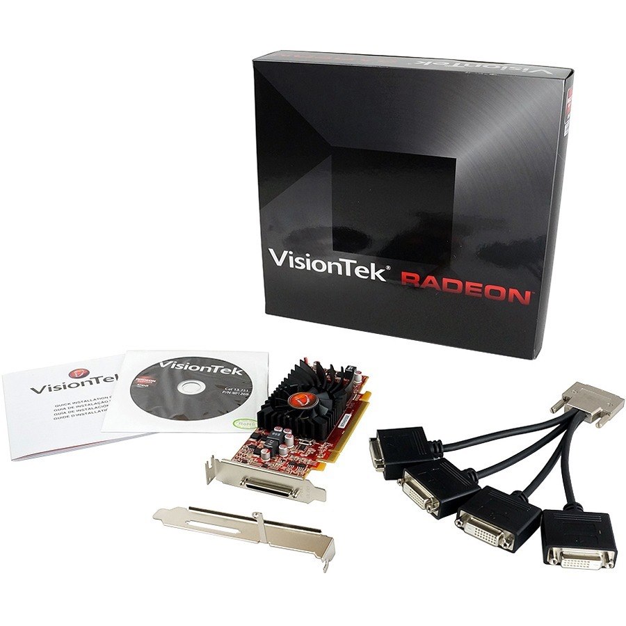 VisionTek Radeon 5570 SFF 1GB DDR3 4M VHDCI DVI (4x DVI-D)