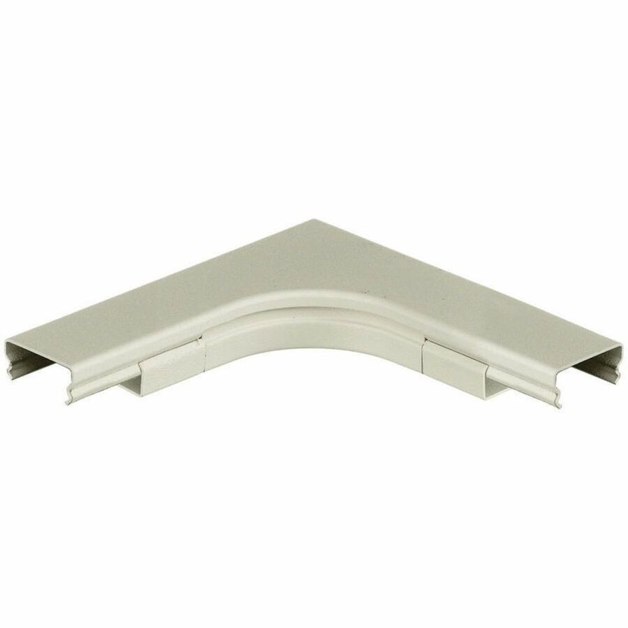 Hubbell Premise Wiring Metal Raceway, Flat Elbow, Divided, HBL2400 Series, Ivory