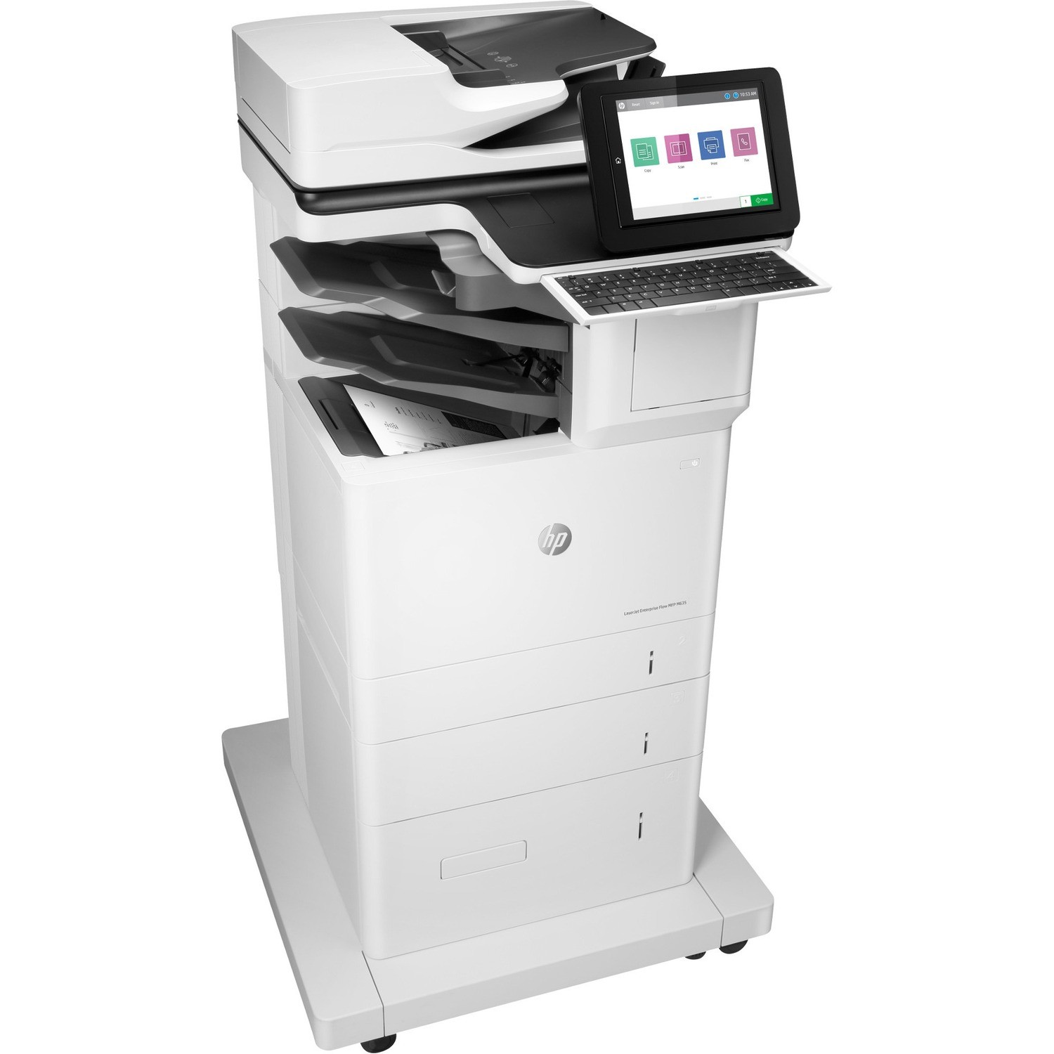 HP M635Z LASER ENT COLOUR MFP FLOW MFP A4, 61PPM, 1200X1200DPI, DUPLEX, NETWORK, FAX, 1YR