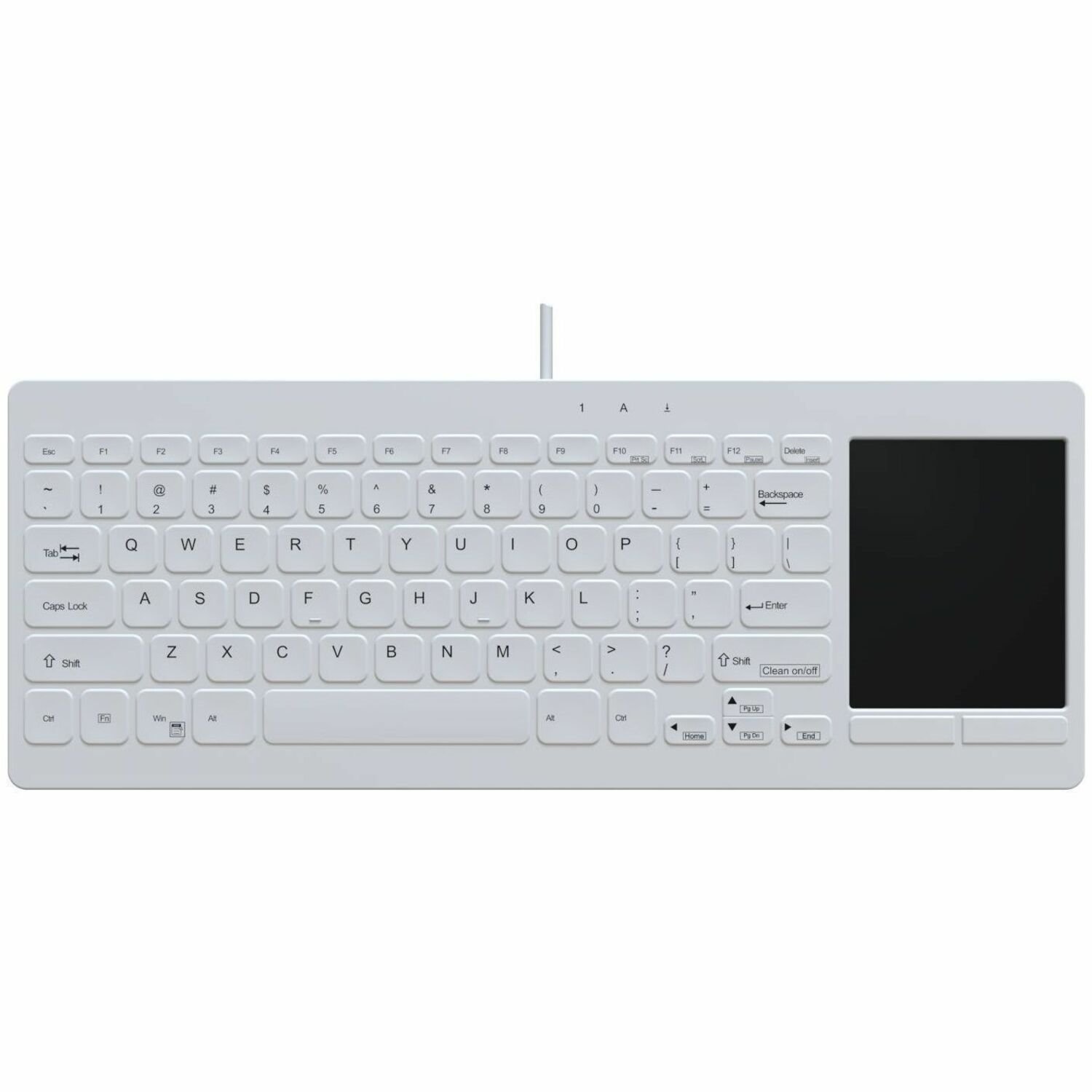 TG3 Electronics TG3 White 78 Key Washable Touchpad