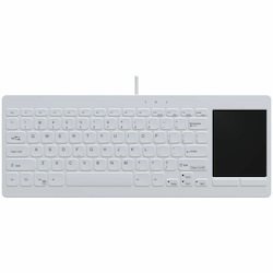 TG3 Electronics White 78 Key Low Profile Washable Usb Touchpad