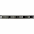 Netgear S3300 S3300-52X-PoE+ 50 Ports Manageable Ethernet Switch - Gigabit Ethernet, 10 Gigabit Ethernet - 1000Base-T, 10GBase-T, 10GBase-X