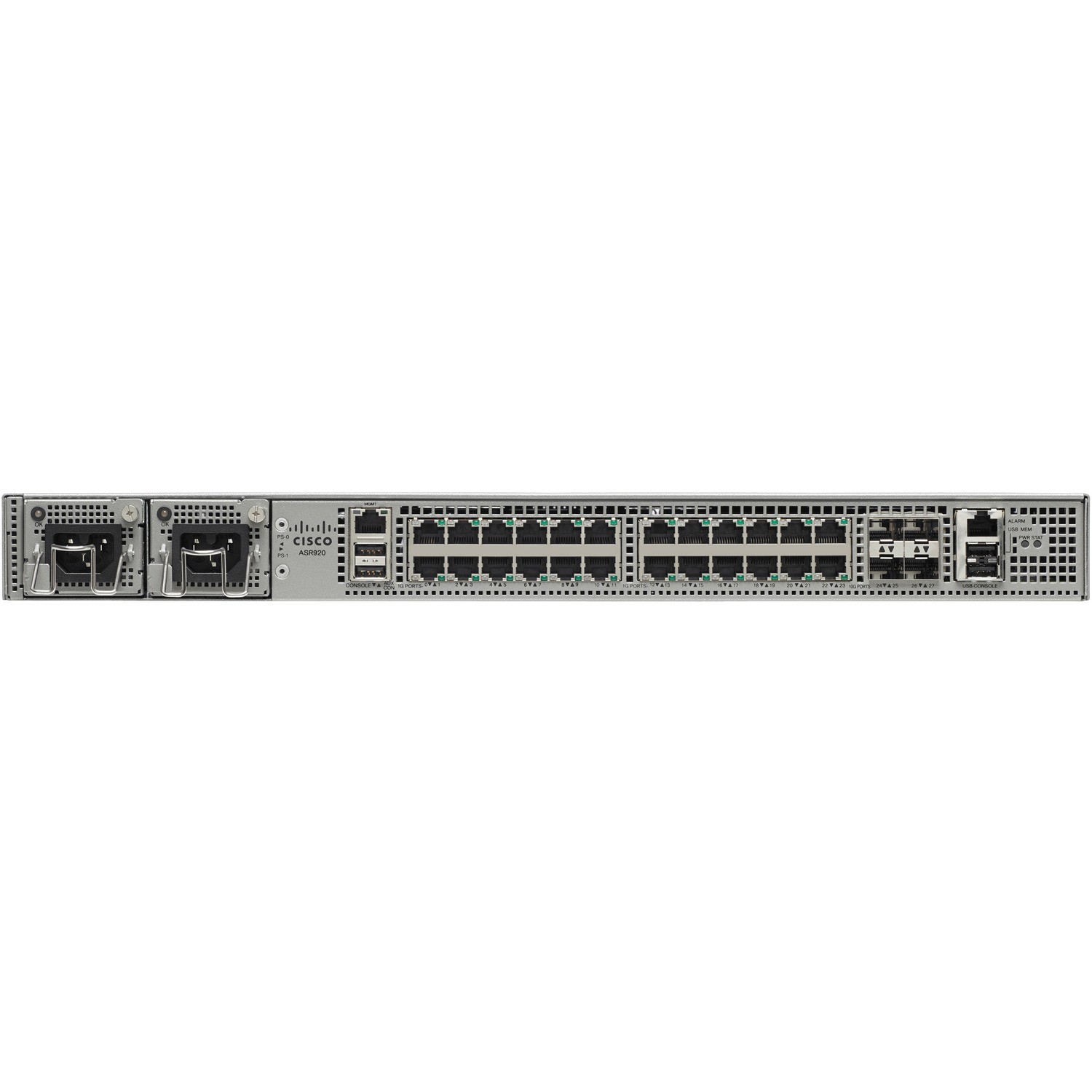 CISCO - ASR920SER24GECOPPER&4-10GE:NOPSU,FAN/FEAT.LIC REMANUFACTURED