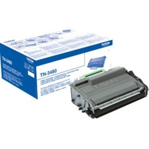 Brother TN-3480 Original High Yield Laser Toner Cartridge - Black - 1 Pack