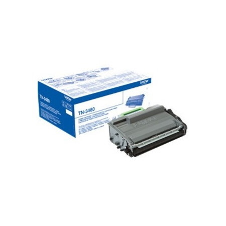 Brother TN-3480 Original High Yield Laser Toner Cartridge - Black - 1 Pack