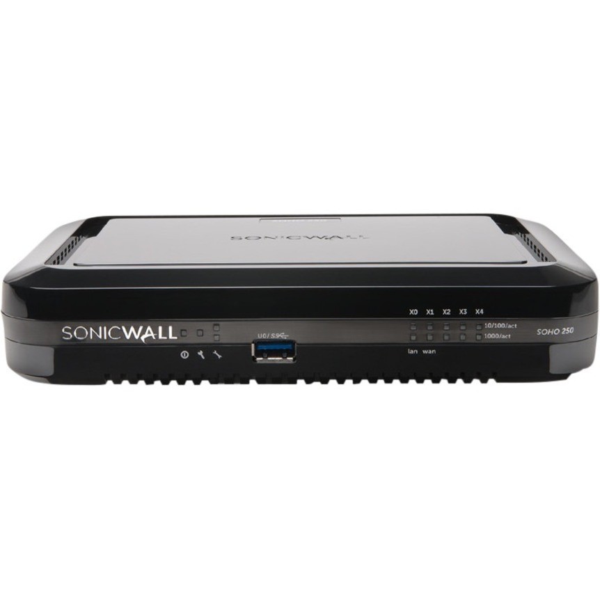 SonicWall SOHO 250 Network Security/Firewall Appliance