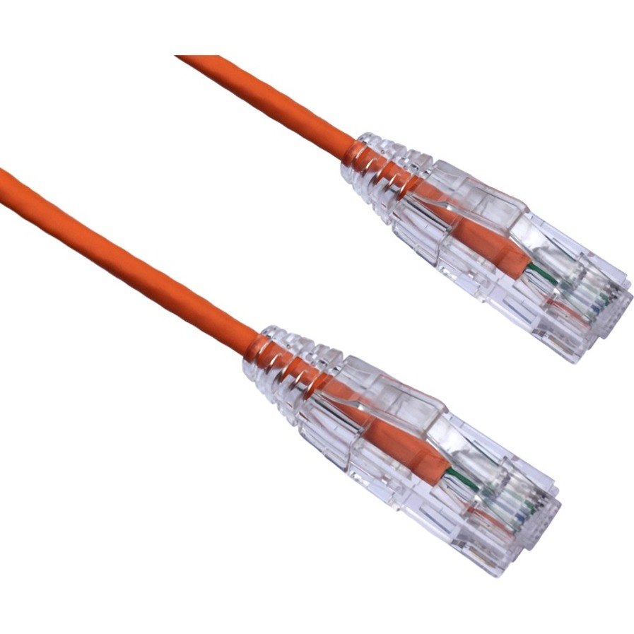 Axiom 7FT CAT6 BENDnFLEX Ultra-Thin Snagless Patch Cable 550mhz (Orange)