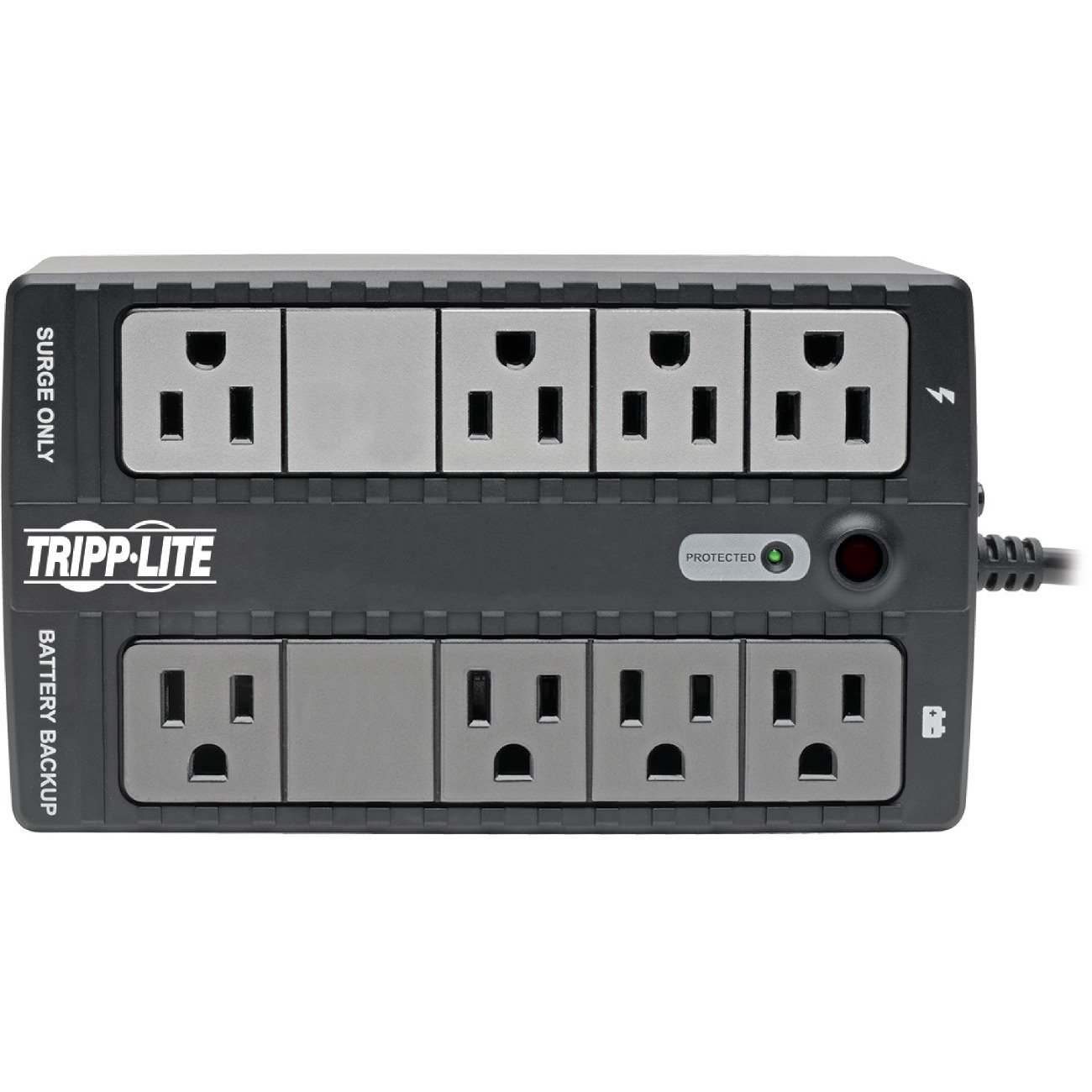 Tripp Lite by Eaton Standby UPS 450VA 255W - 8 5-15R Outlets, 120V, 50/60 Hz, 5-15P Plug, Desktop/Wall Mount