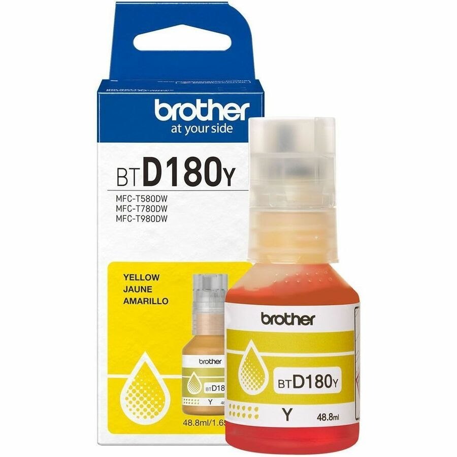 Brother Genuine BTD180Y High Yield Yellow Ink Bottle