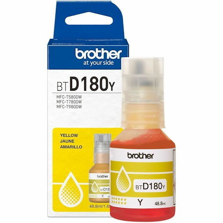 Brother Genuine BTD180Y High Yield Yellow Ink Bottle